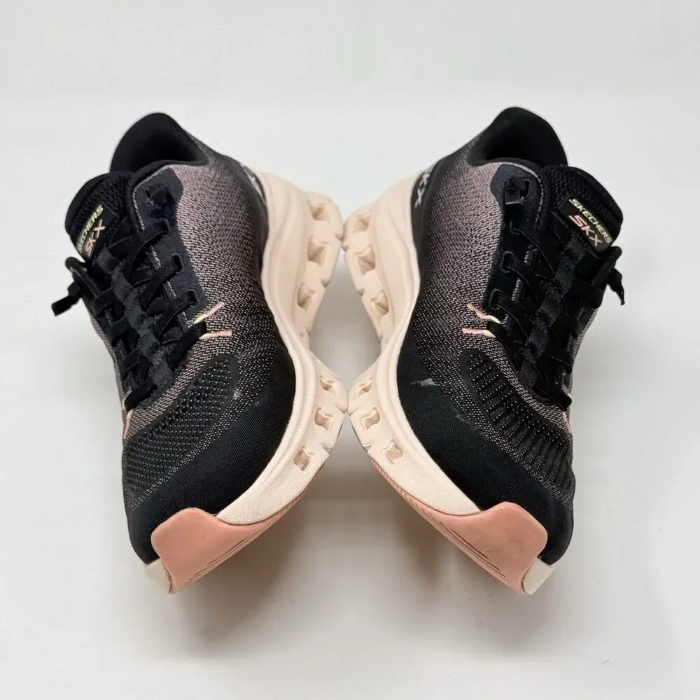 Skechers Slip Ins Glide Step Pro Shoes Womens 7.5 Black Rose Gold Handsfree